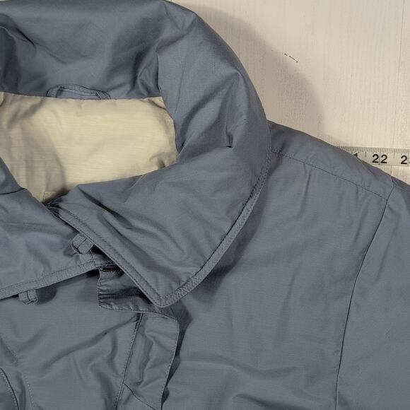 Vintage Bogner Ski Suit Womens 12 Blue One Piece Snowsuit Belted Puffer Retro - Picture 7 of 16